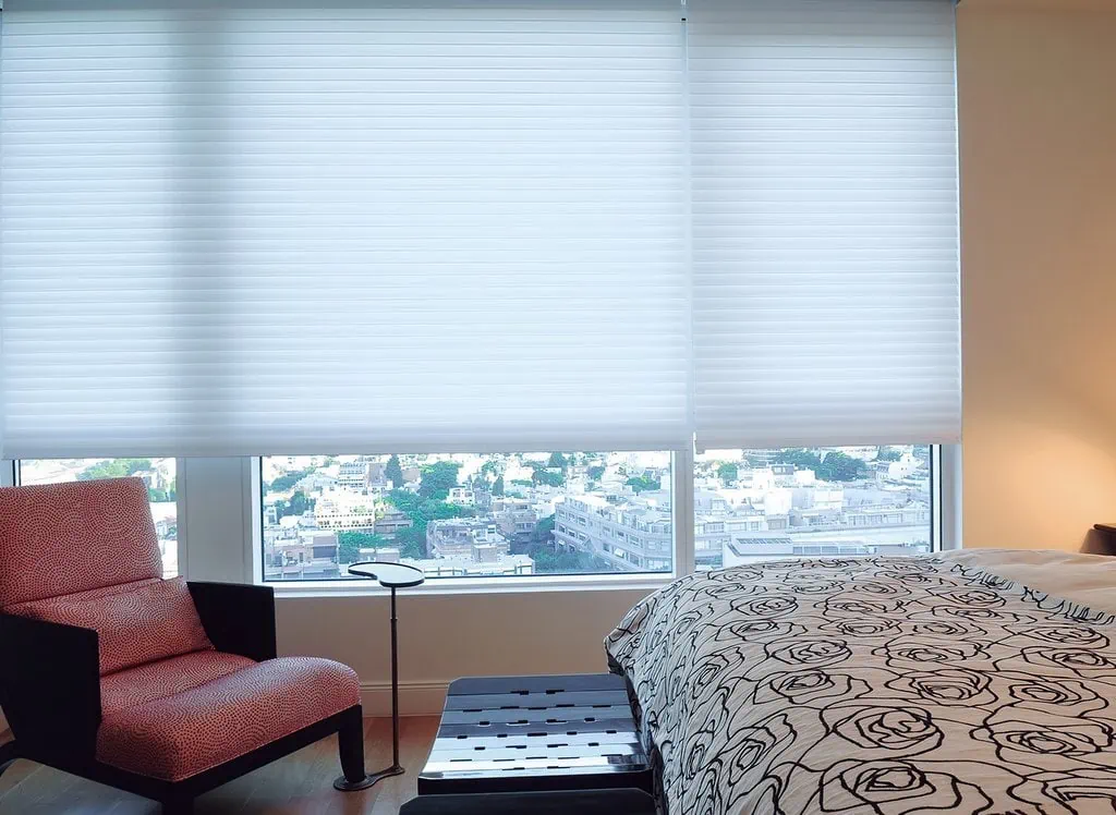 persianas enrollables que combinan la funcionalidad de una persiana horizontal con la elegancia de una cortina